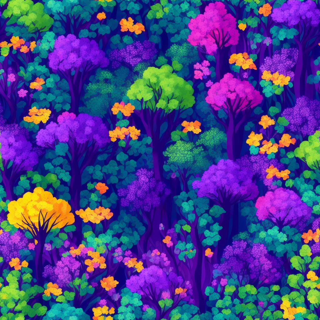 Colorful woods pattern