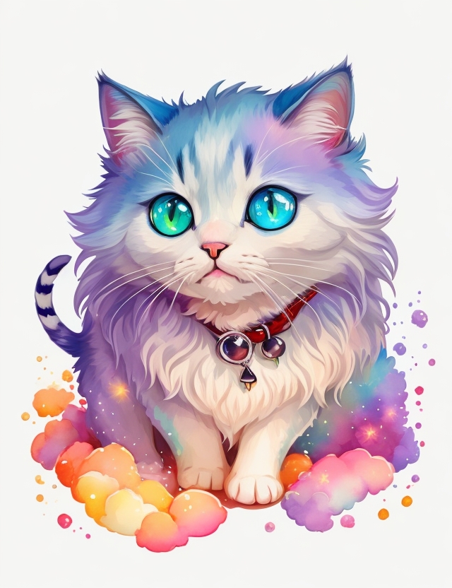 Sparkly kitty - sticker 