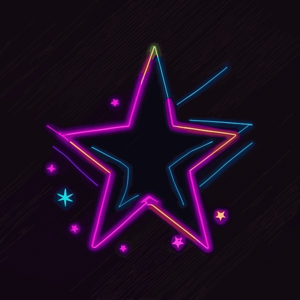Glowing star